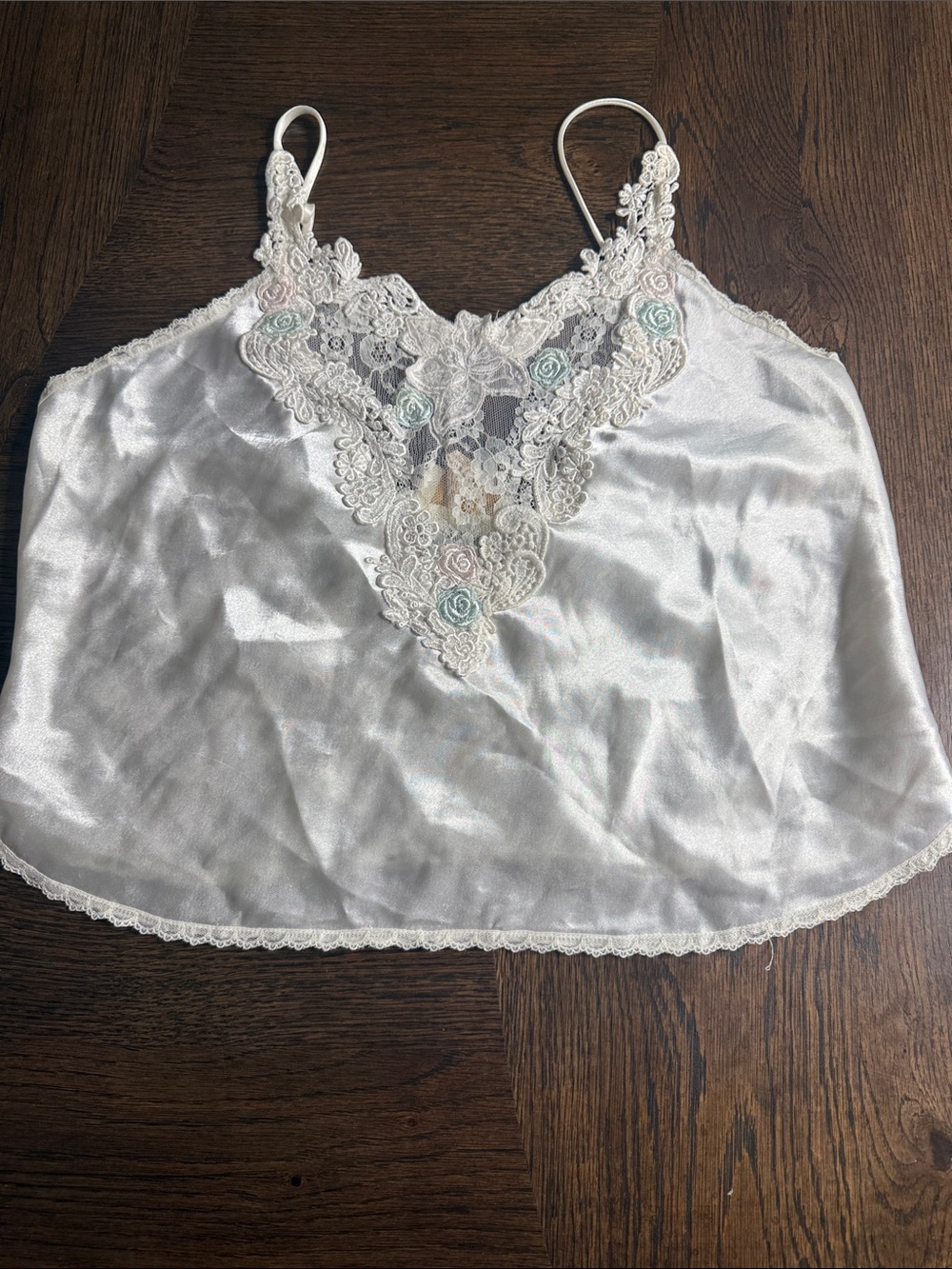 Victoria's Secret Vintage Cream Lace Camisole Large